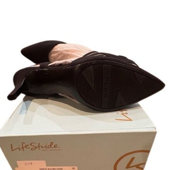 Life Stride “Sanya” Modern Microsuede Pump in Black – Size 9 – New in Box - Picture 6 of 9